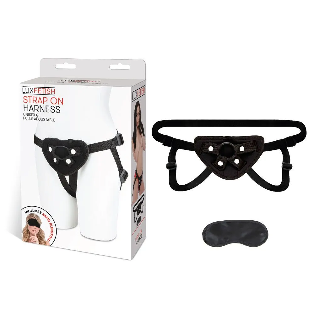Adjustable Strap-on Harness, Black