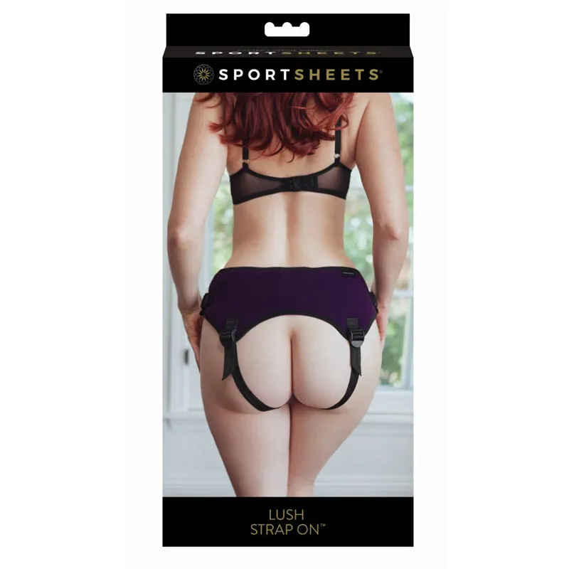 An Adjustable Strap On Harness - Lush by Sportsheets