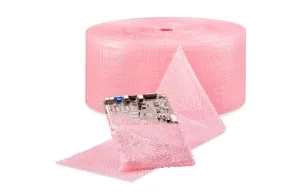 Anti-Static Industrial Bubble Roll - 3⁄16", 12" x 750', Non-Perforated