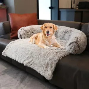 Calming Waterproof Dog Bed, Pet Couch Protector Washable
