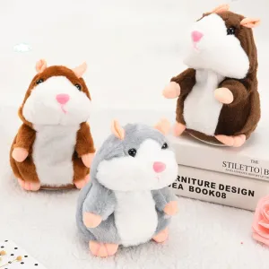 Charming 15cm Talking Hamster Plush Toy - Fun Sound-Recording Buddy