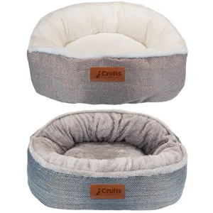 Crufts Super Soft Calming Donut Dog Bed - 60cm