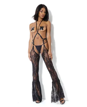 Darque Bell Bottom Chaps - Black
