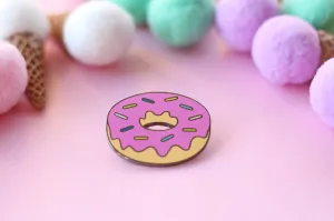 Delicious Donut Emoji – Enamel  Lapel Pin for your Life