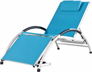 Dockside Sun Lounger - Aluminum