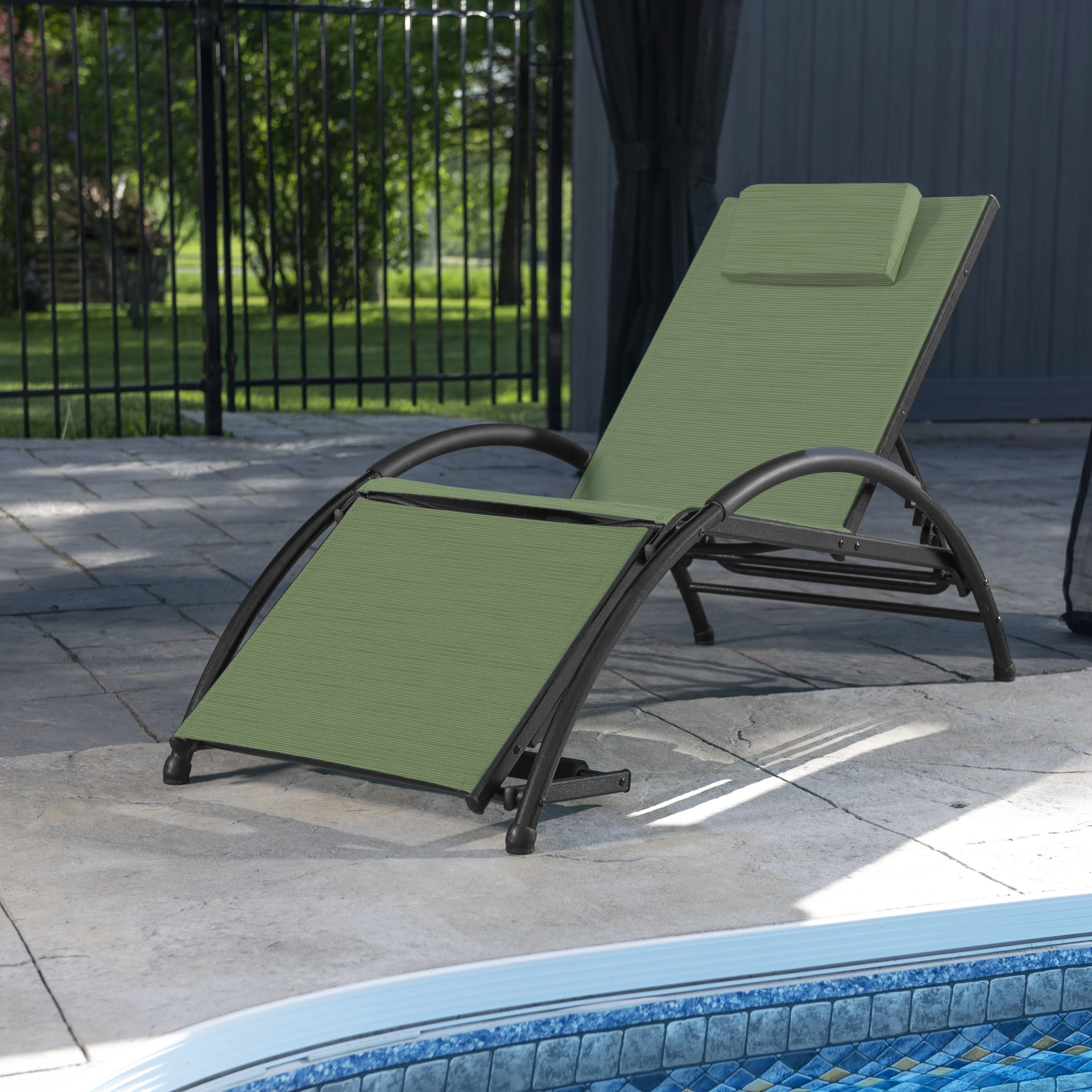 Dockside Sun Lounger - Aluminum