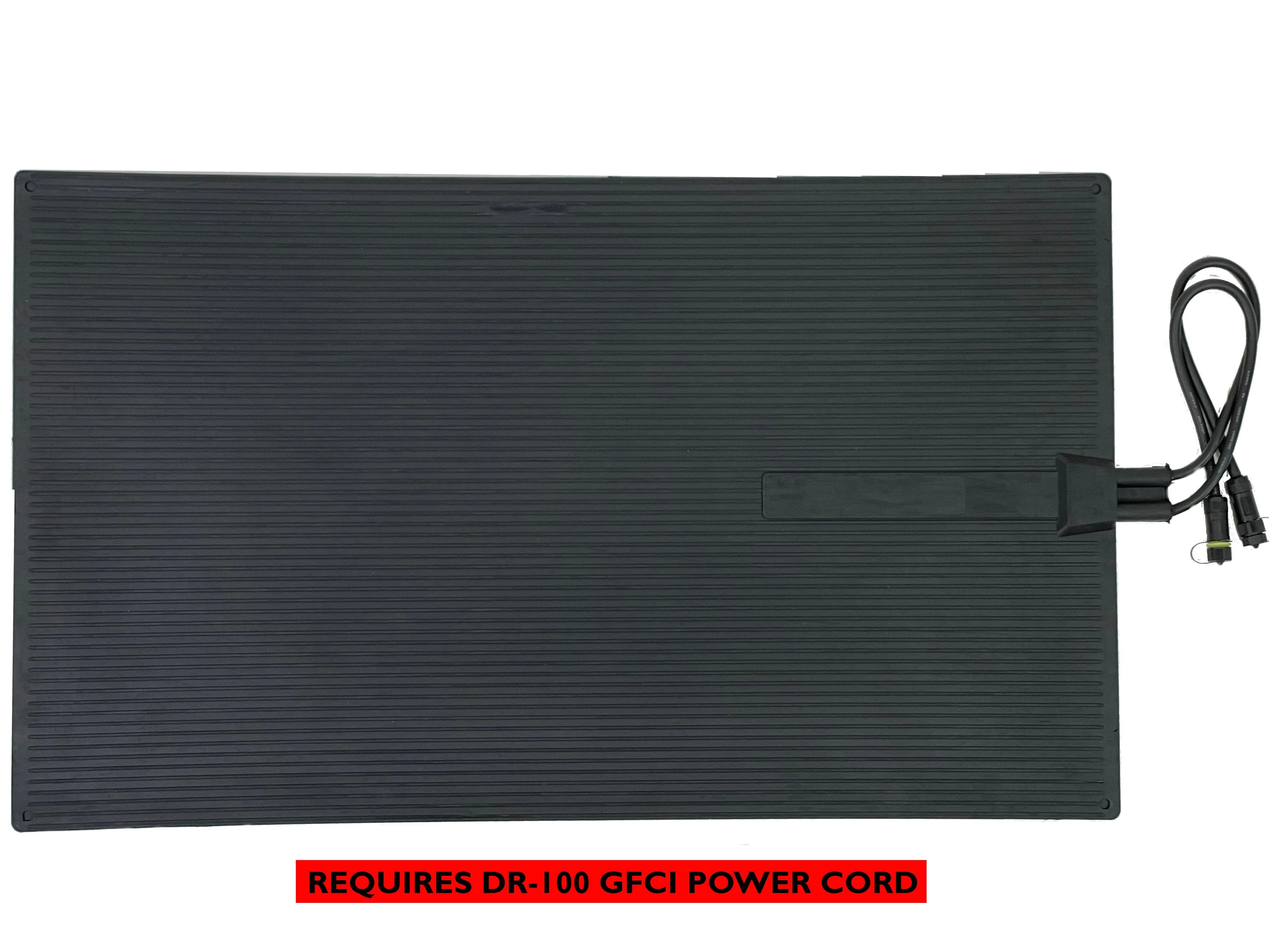 Dr Infrared Heater DR-009 Heated Rubber Snow & Ice Melting Mat, 300W, 40x23 Inches *Mat Only* Add-On