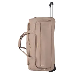 DR488 Lightweight Large Size Holdall with Wheels Beige