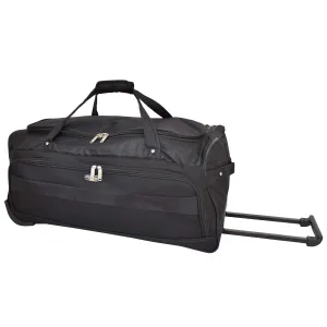 DR488 Lightweight Large Size Holdall with Wheels Black