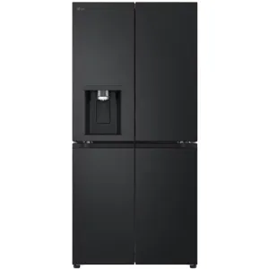 LG GF-L500MBL 506L Slim French Door Fridge (Matte Black) [Plumbed]