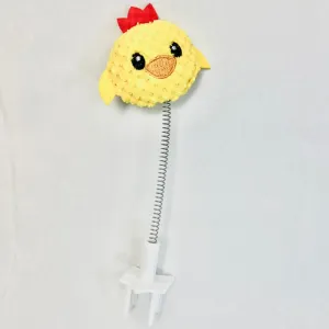 Spring Cat Toy on Cardboard, Little Chick