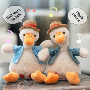 Talking Duck Electric Plush Repeat Speak Duck Stuffed Animal Toy For Children