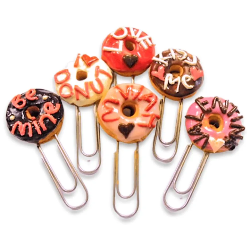 Valentine Love Donuts Miniature Planner N Paper Pins