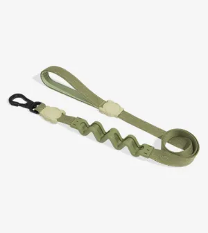 Zee.Dog Naturals Collection Shock-Absorbing Dog Ruff Leash (Moss)